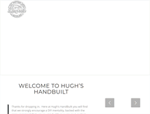 Tablet Screenshot of hughshandbuilt.com